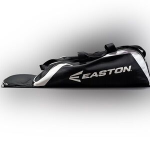 Easton Baseball Softball Equipment Bat Bag Black White Sports Gear Carry Bag